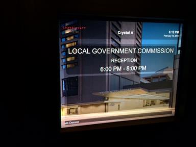 Local Gov reception